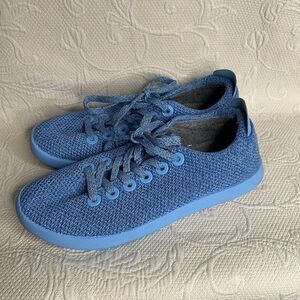 Allbirds Royal Blue Tree Pipers Lightweight Washable Lace Sneakers Women Size 10